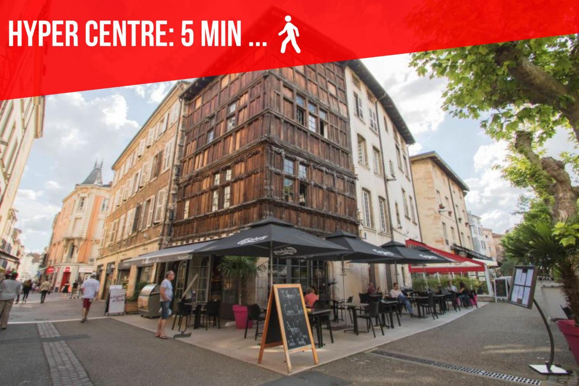 Macon - Gare - Centre Ville - Parking - Cosy - Wifi Екстериор снимка