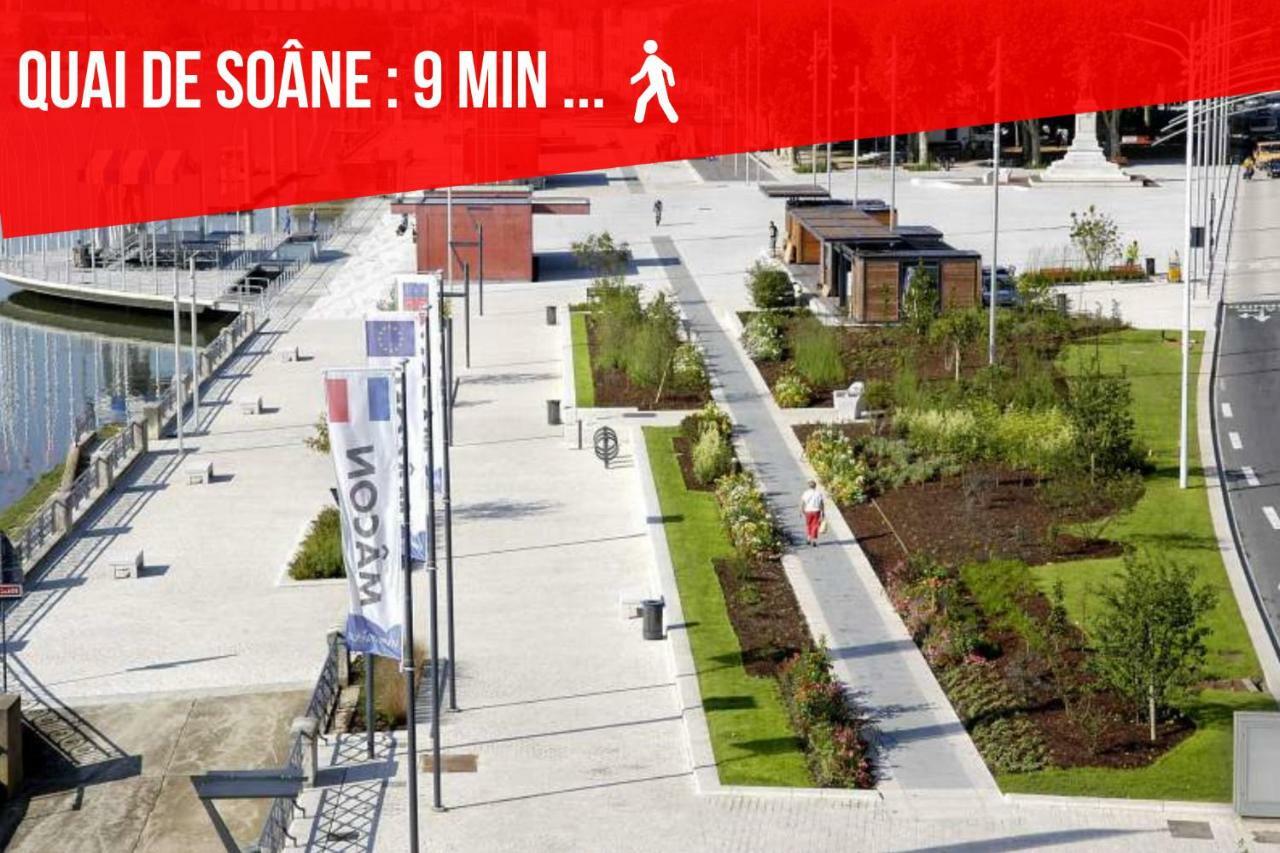 Macon - Gare - Centre Ville - Parking - Cosy - Wifi Екстериор снимка